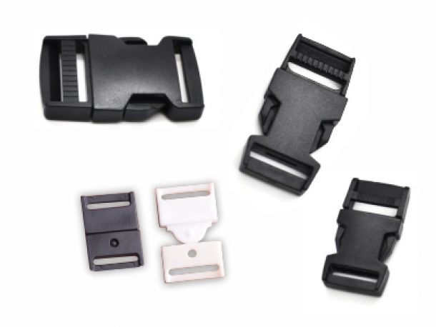 plastic buckles, clic-clack para lanyards