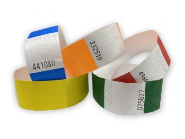 Pulseiras de tyvek 